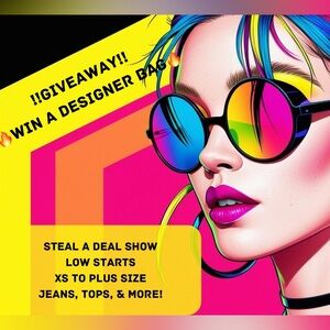 Steal a Deal Show! 🔥 Win a Designer Bag 💼 

Today at 2PM PST